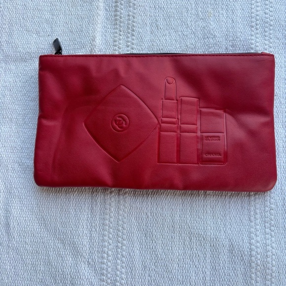 CHANEL bag make up makeup kit pockets travel bag beauty case - Picture 2 of 5